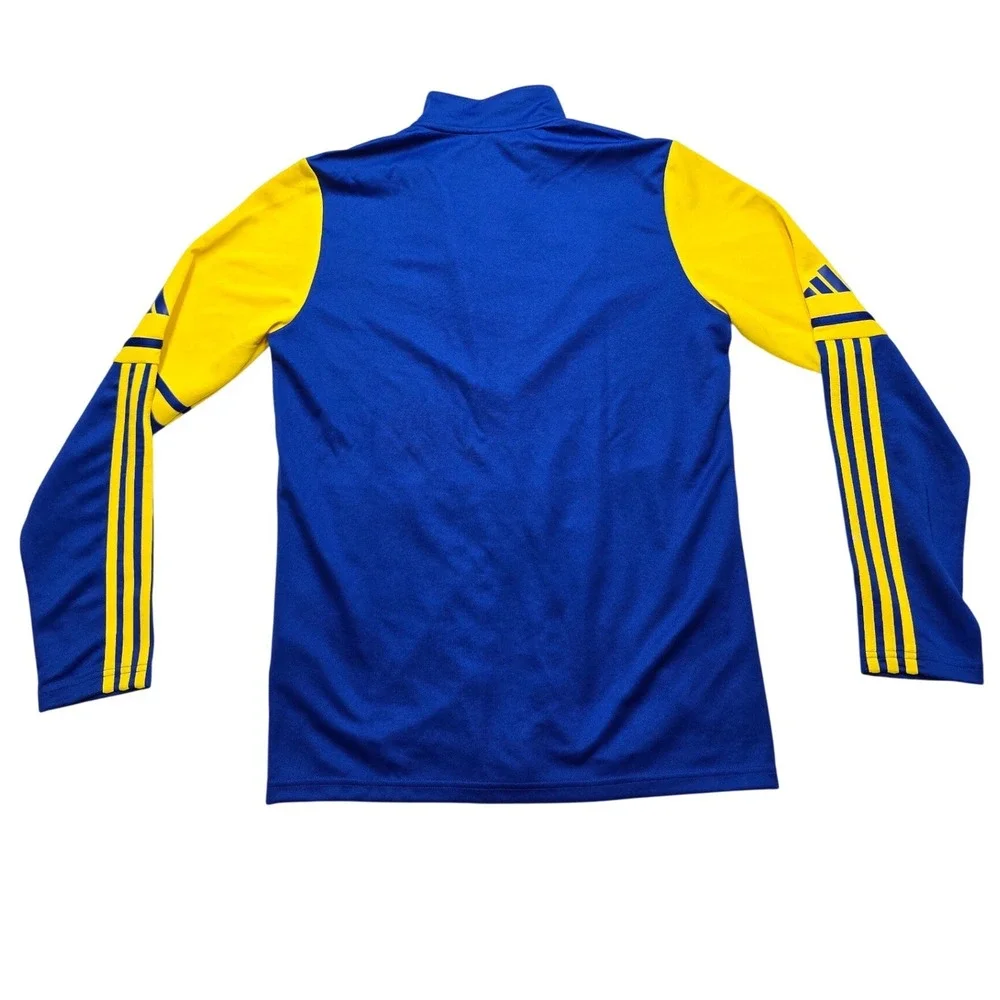 Adidas Squadra 21 Training Jacket Blue Yellow Aeroready Kids XL NWT